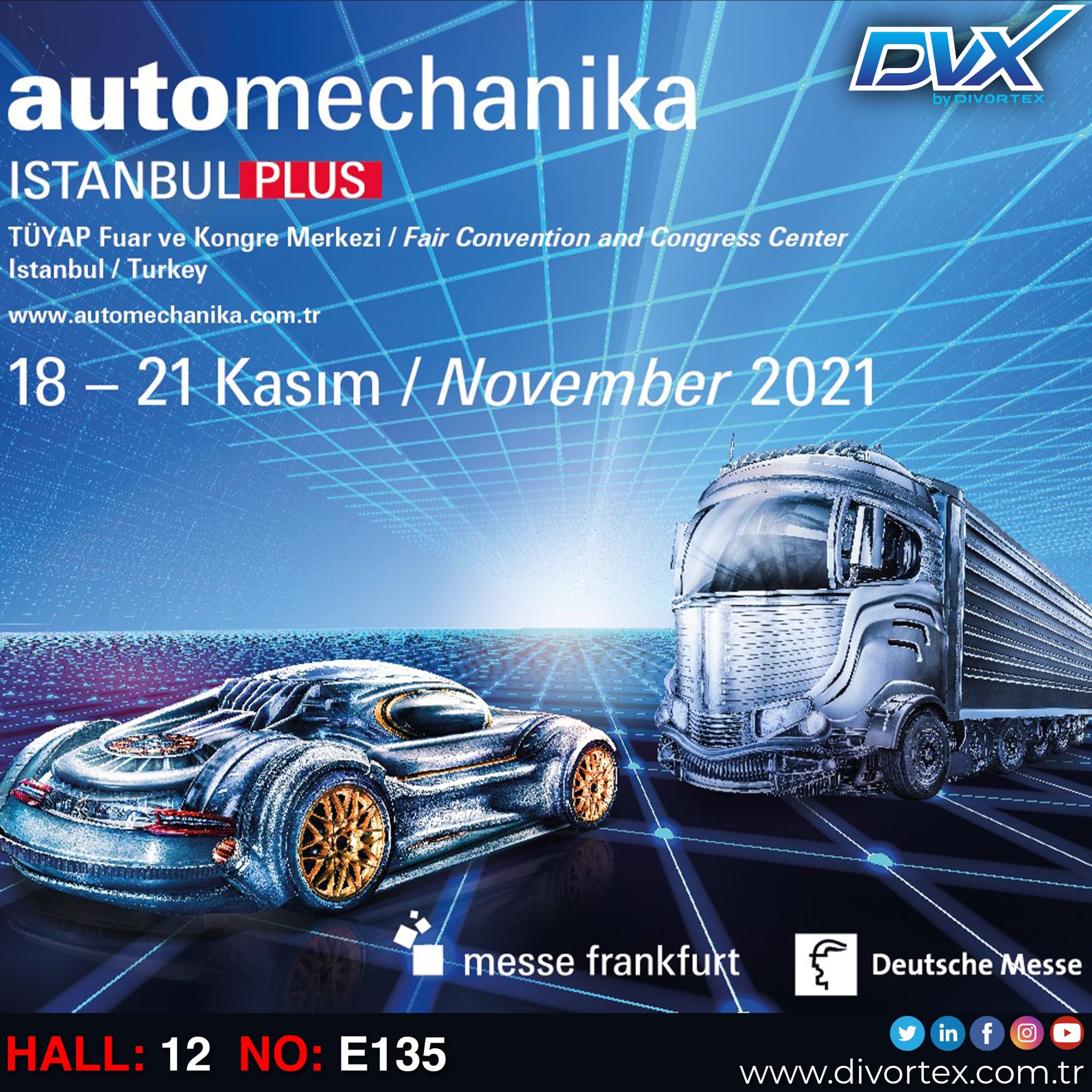 We are at Automechanika Istanbul Plus!