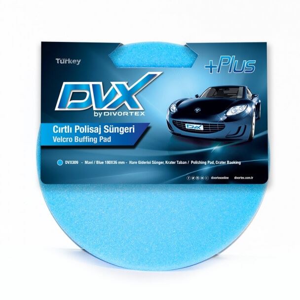 Divortex Anti-Hologram and Polishing Pad 180 mm x 170 mm x 35 mm