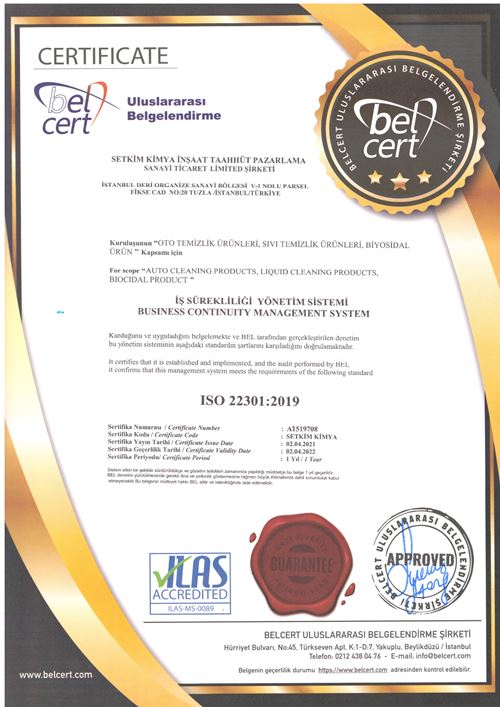 ISO 22301:2019