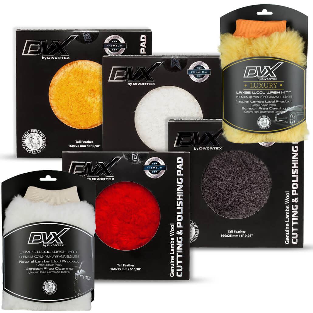 Cutting&Polishing Pad and  Lambswool Polishing &Washing Gloves