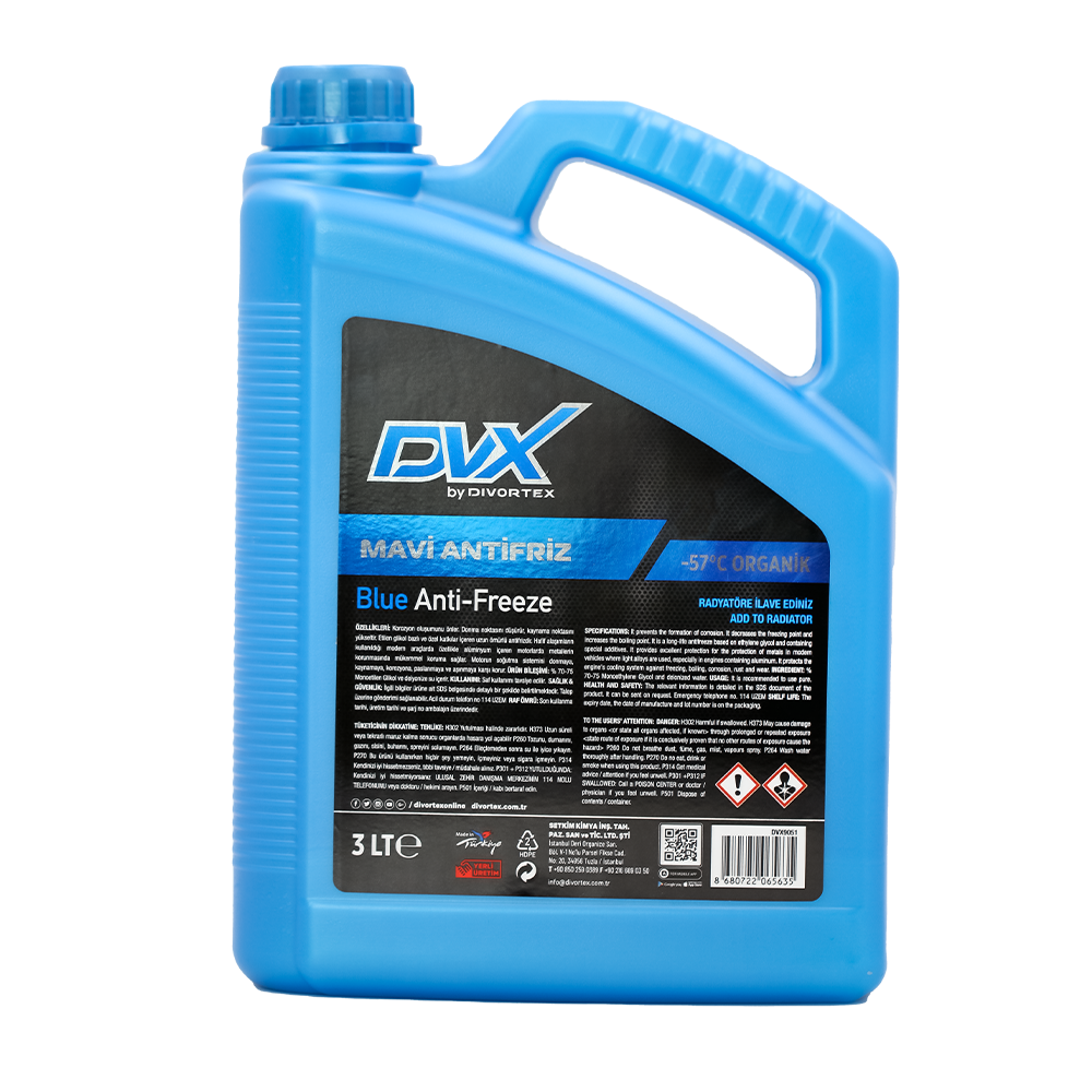 Blue Organic Anti-Freeze