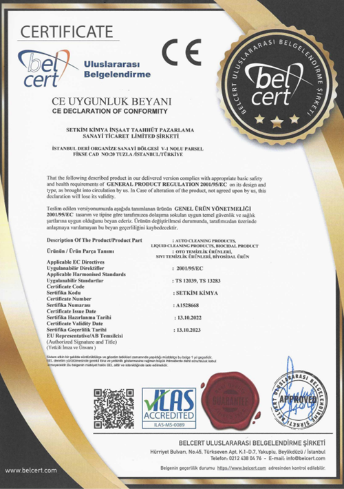 GENERAL PRODUCT REGULATION