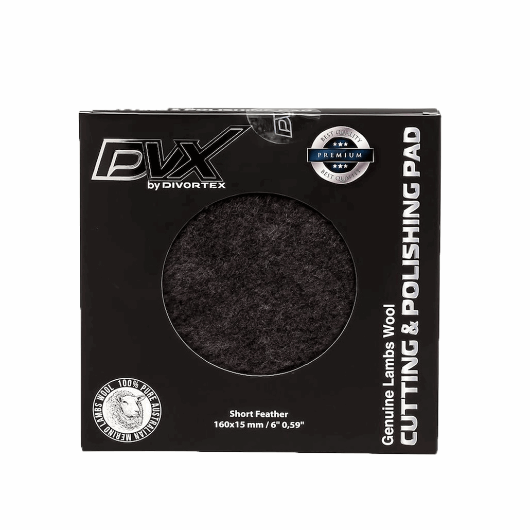 Divortex Pure Sheep Wool Wax & Polish Pad- Short Hair 160x15 mm.